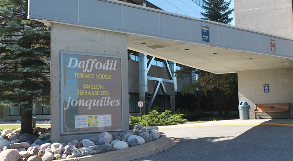 The front of Daffodil Lodge
